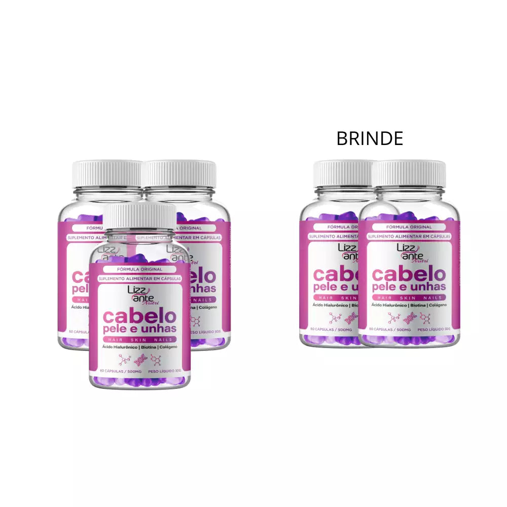 Cabelo, Pele e Unhas - Lizz ante Nutri