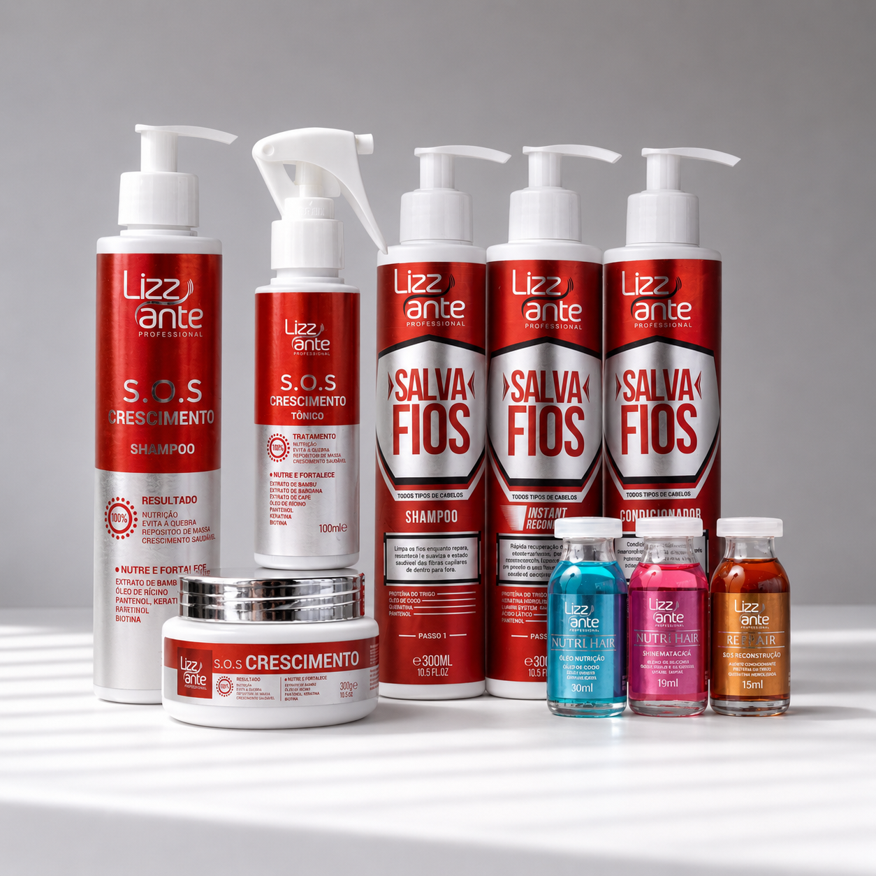 1 Kit SOS + 1 Kit Salva Fios + 1 Kit Ampolas
