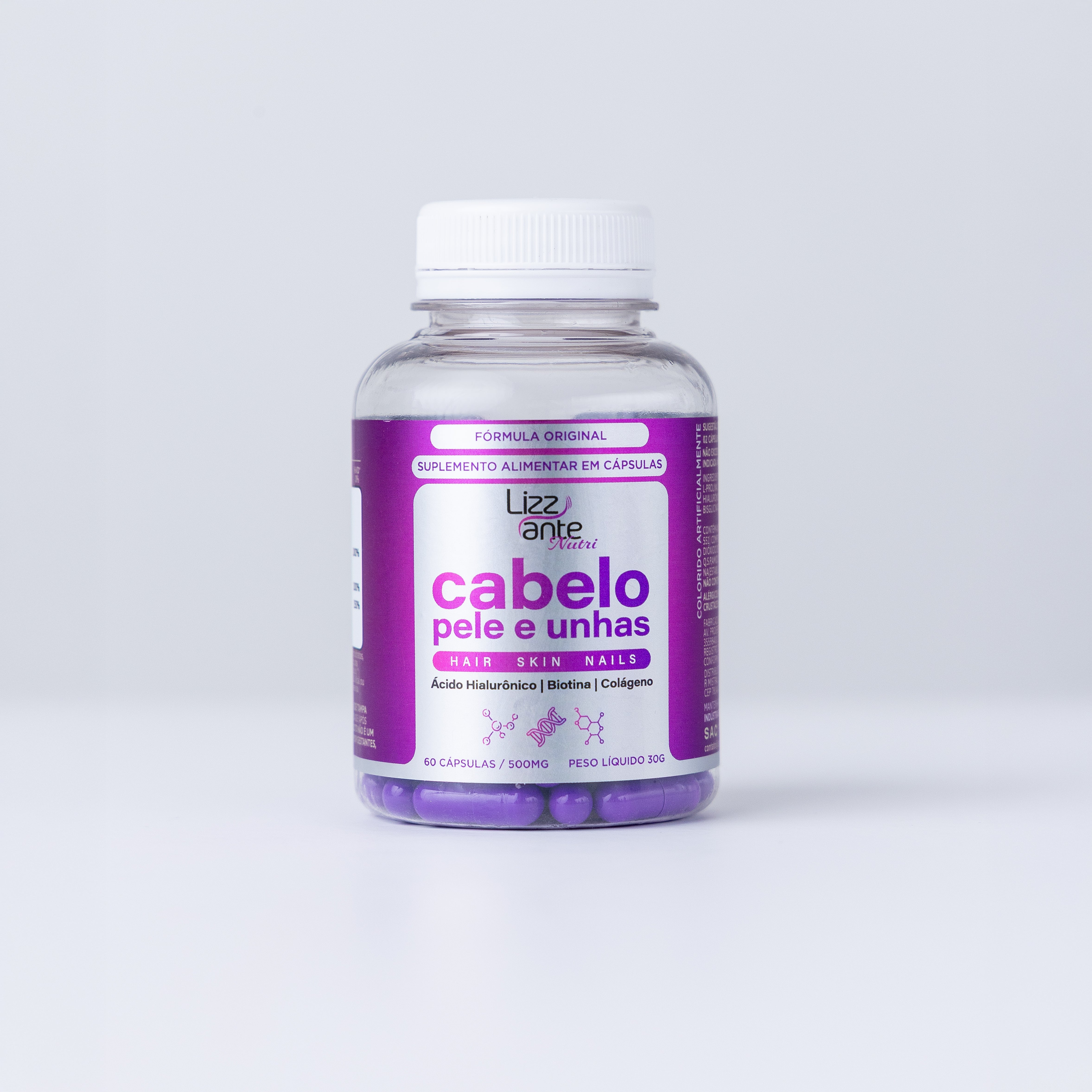 Cabelo, Pele e Unhas - Lizz ante Nutri