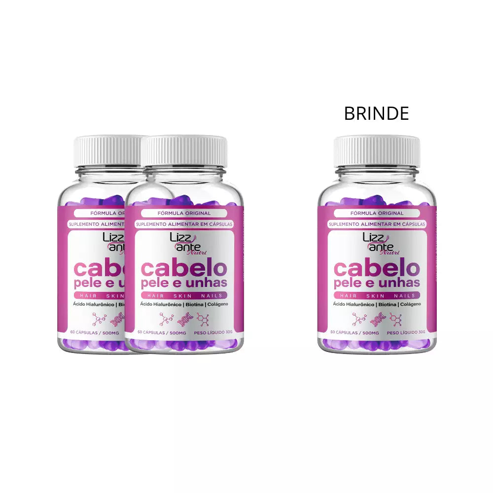 Cabelo, Pele e Unhas - Lizz ante Nutri