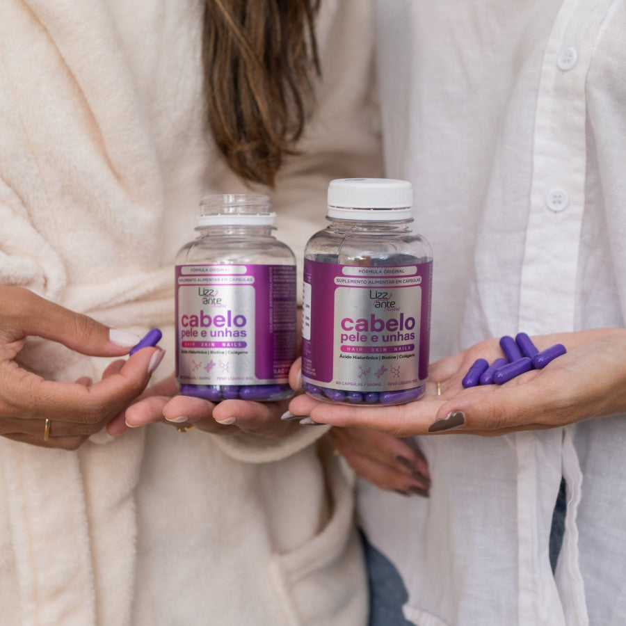 Cabelo, Pele e Unhas - Lizz ante Nutri